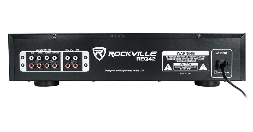 Rockville REQ42-S 2 x 21 HiFi-Equalizer für Zuhause