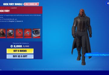 Nick Fury ist in Fortnite aufgetreten