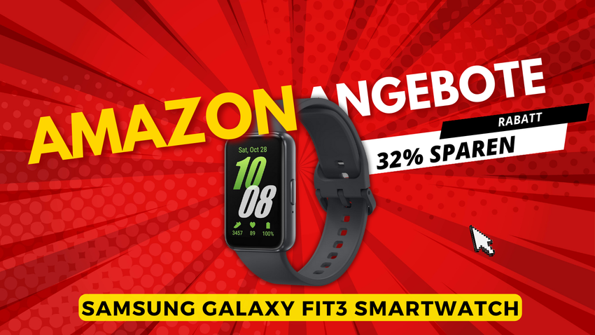 Samsung Galaxy Fit3 Smartwatch – Jetzt 21€ sparen und fit bleiben!