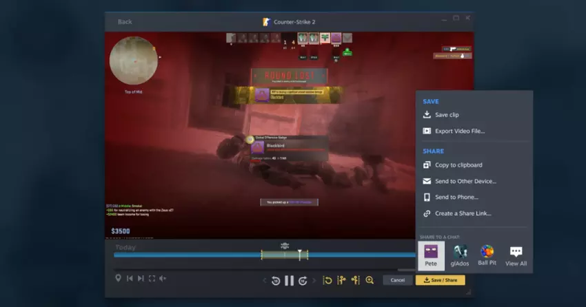 Steam hat mit dem Testen eines neuen Gameplay-Aufnahmesystems begonnen, das alle wichtigen Spielereignisse aufzeichnen wird, damit du sie deinen Freunden zeigen kannst