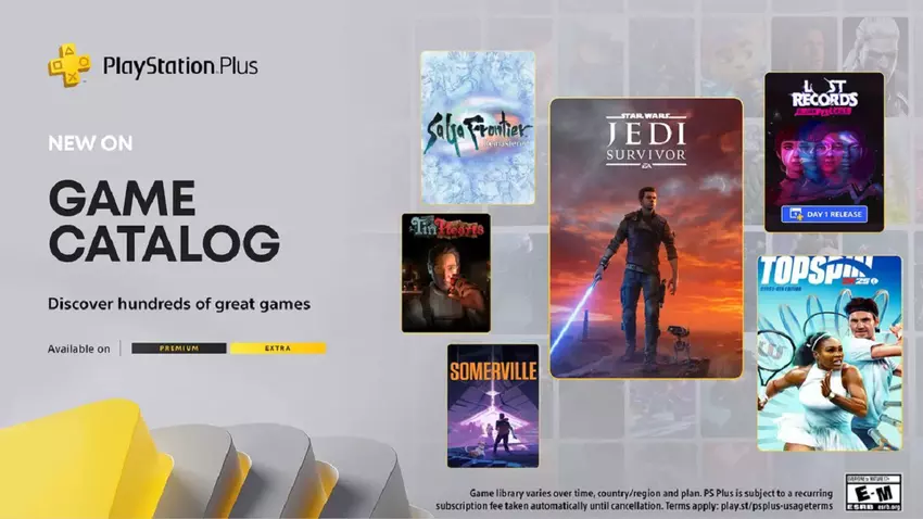 PlayStation Plus Extra- und Premium-Abonnenten erhalten nächste Woche Star Wars Jedi: Survivor, TopSpin 2K2 und weitere Spiele