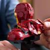 Detail der Mini-Büste von Iron Man