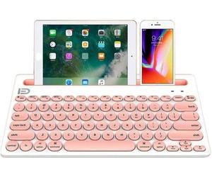 Wiederaufladbare Bluetooth-Tastatur mit integriertem Ständer
