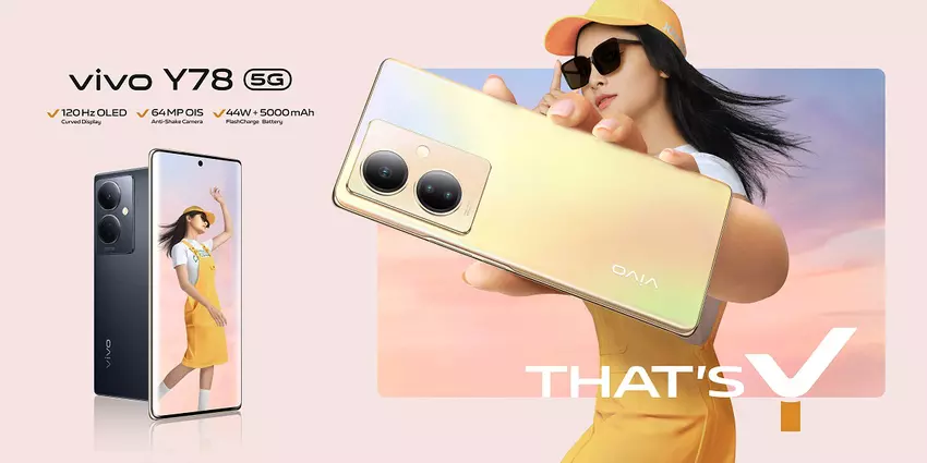 vivo Y78 5G - Snapdragon 695, 16GB RAM, 120Hz OLED-Display und 64MP Kamera mit OIS