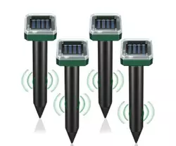 LOTARINI Maulwurfabwehr Solarbetrieben 4er Pack