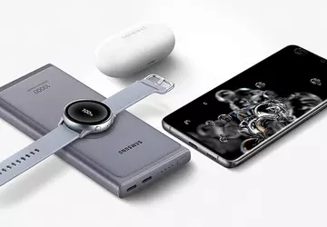 Samsungs 25-W-Powerbank mit zwei USB-C-Anschlüssen, kabellosem ...