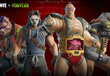 Berühmte Ninja Turtles-Bösewichte wie Rocksteady und ...