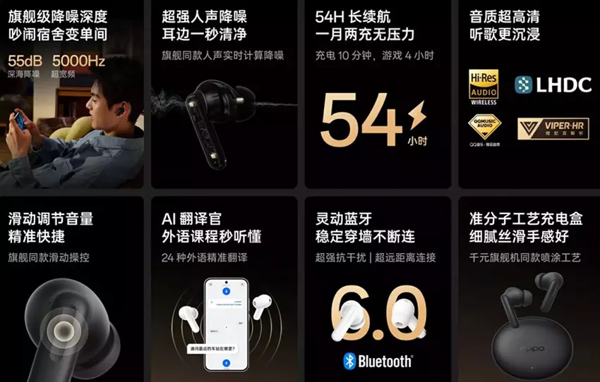 OPPO Enco Air 5 Pro auf dem Tisch