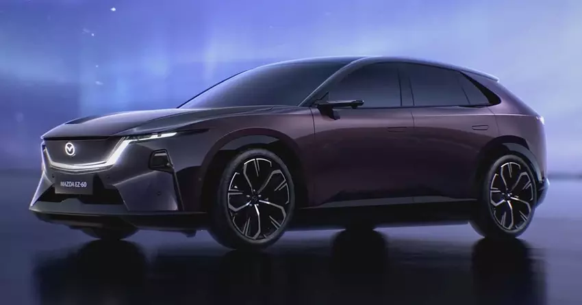 Mazda hat neue Fotos des Tesla Model Y-Konkurrenten veröffentlicht