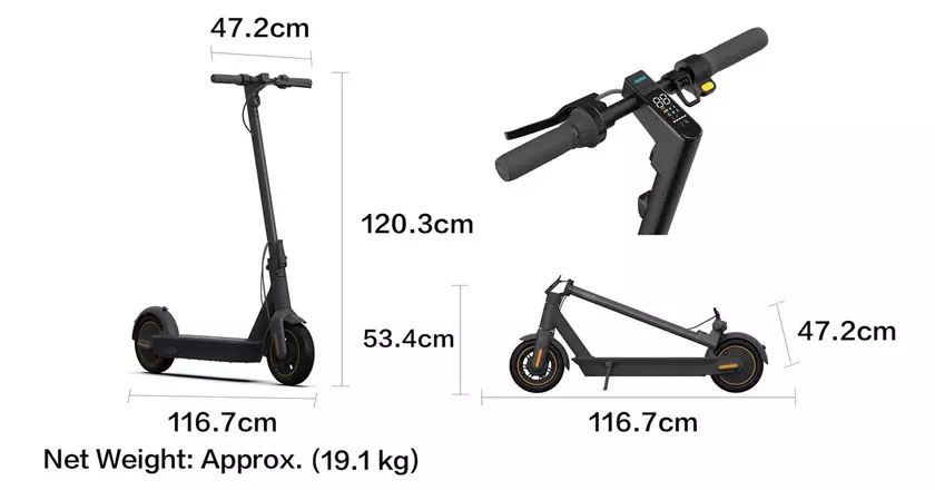 Segway-Ninebot MAX G30D II motorisierter roller für erwachsene