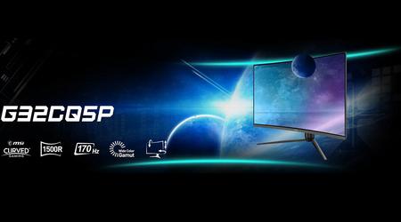 MSI präsentiert den gebogenen VA-Gaming-Monitor G32CQ5P mit 170 Hz Bildwiederholfrequenz