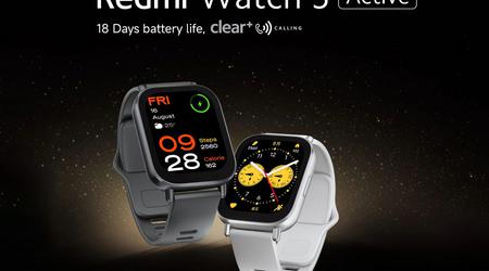 Redmi Watch 5 Active: 2-Zoll-Display, bis zu 18 Tage Akkulaufzeit und HyperOS an Bord für $33