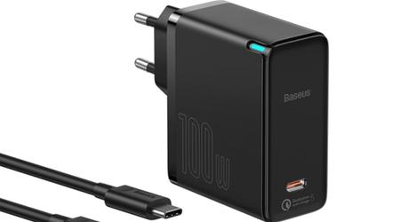 Das Baseus 100-Watt-GaN-Ladegerät mit USB-C-Anschluss ist im AliExpress 11.11-Verkauf für 35 $ erhältlich