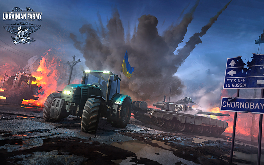 Ukrainische Farm ist ein Spiel von ukrainischen Entwicklern über unsere mutigen Bauern