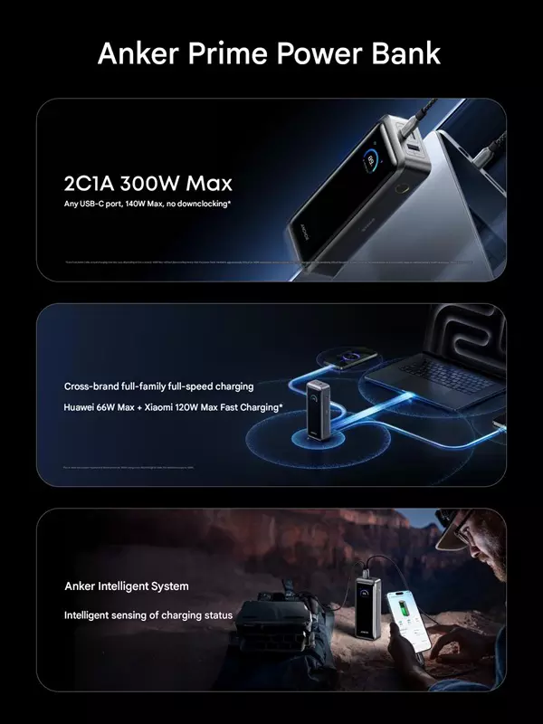 Anker Prime Power Bank 26K 300W