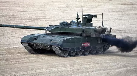 Russische T-90M "Breakthrough"-Panzer sollen in der Ukraine neue luftgestützte Telnik-Splittergranaten eingesetzt haben