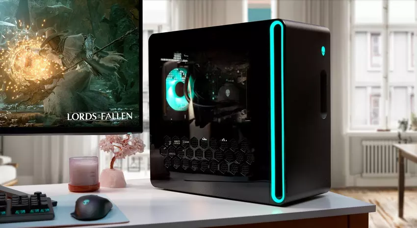 Dell hat den kompakten Gaming-PC Alienware Aurora R16 mit Intel-Chips der 13. Generation, GeForce RTX 40-Grafik, 16-64 GB Arbeitsspeicher und bis zu 4 TB SSD zu einem Preis ab 1750 US-Dollar vorgestellt.