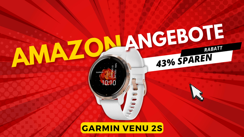 Garmin Venu 2S GPS-Smartwatch – Massiver Black Friday Rabatt von 200€!