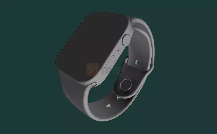 CAD-Renderings der Apple Watch Series 7: Die Smartwatch wird im Stil des iPhone 12 gestaltet sein