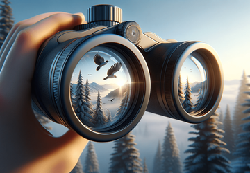 Vergrößerung bei Ferngläsern und Monokularen