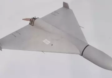 Eine Kopie der iranischen Drohne Shahed ...