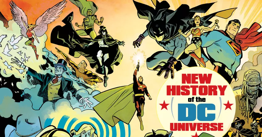 Der Comic The New History of the DC Universe wird die gesamte Chronologie des fast 90 Jahre alten Superhelden-Universums in vier Ausgaben erzählen