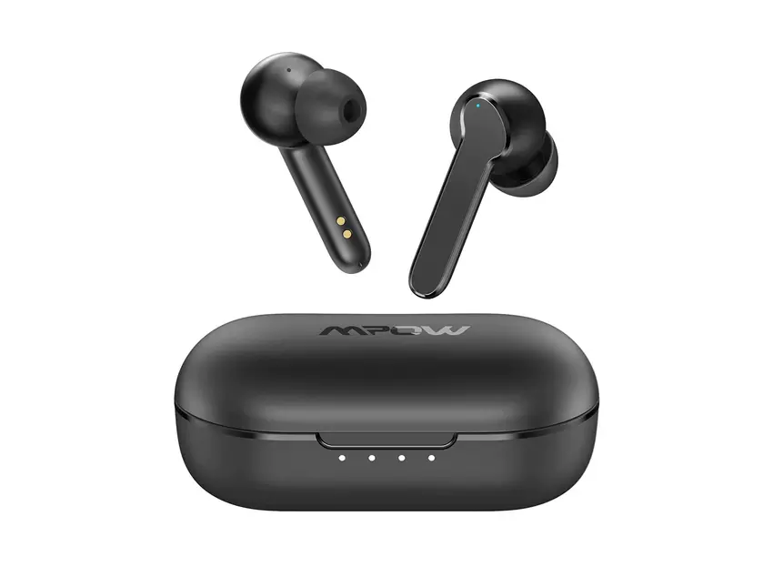 Mpow Mbits S: IPX8 Schutz, Qualcomm CVC 8.0 Unterstützung und bis zu 35 Stunden Akkulaufzeit für $18