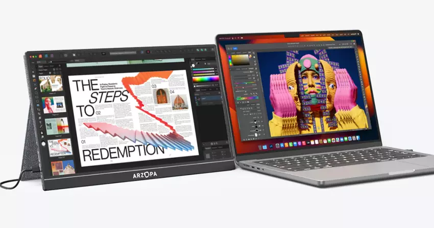 Zum Arbeiten und Spielen unterwegs: ARZOPA A1C 15,6-Zoll-Monitor auf Amazon für € 149,99 erhältlich