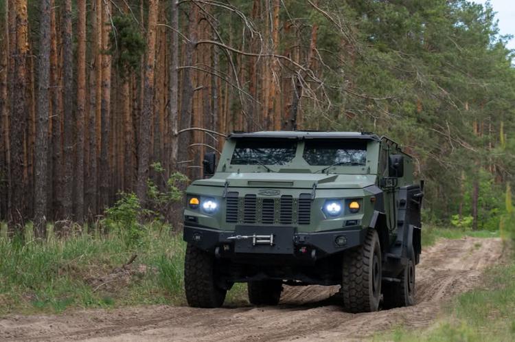 Ukrainisches gepanzertes Fahrzeug VARTA 2 ist ...