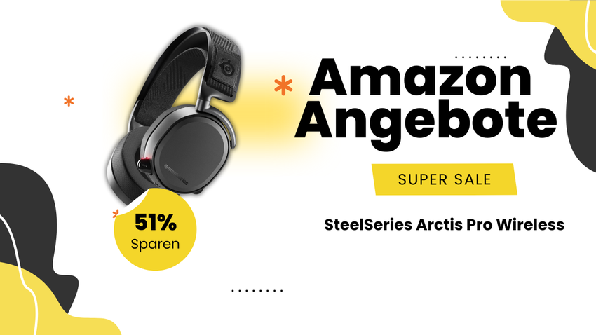 SteelSeries Arctis Pro Wireless Gaming Headset – Black Friday Mega-Deal: 190€ Rabatt!