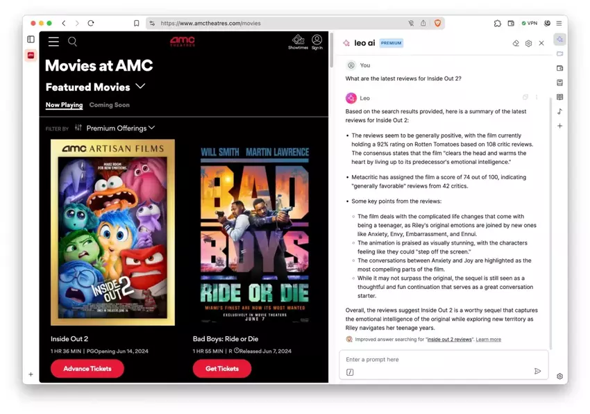 Brave integriert den KI-Assistenten Leo in seine Suchmaschine