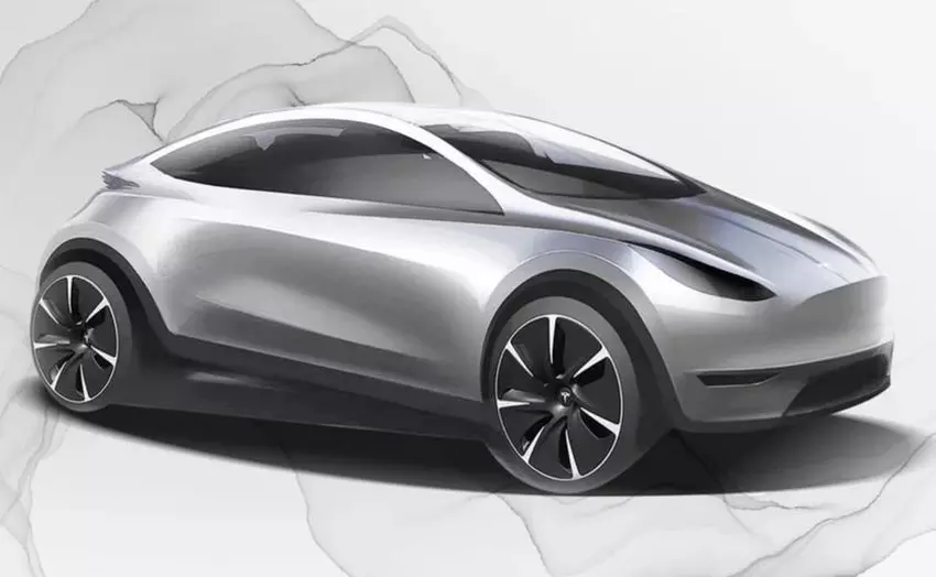 Das erste Bild des Tesla-Robotaxi-Prototyps: neue Details erscheinen online