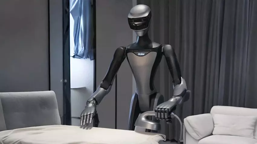 Termin des Haushalts: Haier hat HIVA Haiwa vorgestellt, einen humanoiden Roboter, der kocht, Teller wäscht und alles in perfekter Ordnung hält