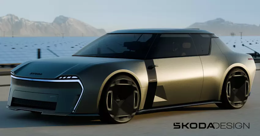 Škoda interpretiert das klassische 1000 MBX Coupé in modernem Stil neu