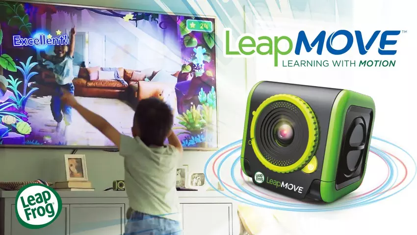 LeapMove ist eine Bildungs-Spielkonsole mit Bewegungserkennungstechnologie für Kinder ab 4 Jahren