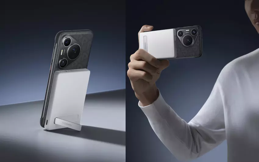 Huawei hat eine magnetische Batterie mit einem Ständer, bis zu 30W Leistung und 5000mAh Kapazität vorgestellt