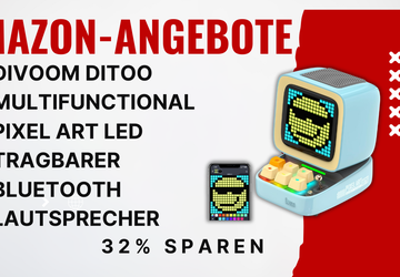 Divoom Ditoo Pixel Art LED Bluetooth ...