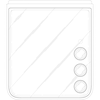 Vorderansicht des Samsung Galaxy Z Flip 7 mit Teleobjektivkamera