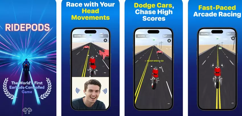 Bild aus dem RidePods-Spiel