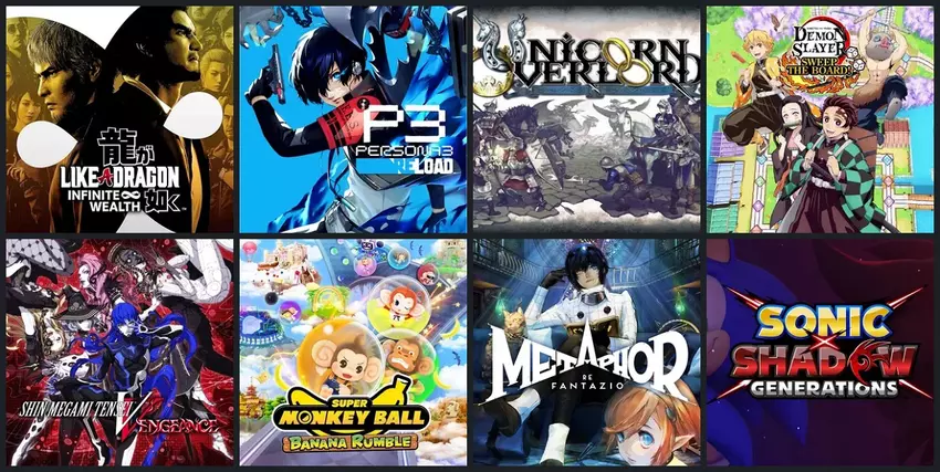 SEGA ist der beste Spielehersteller des Jahres 2024 und schlägt Capcom, Sony und Square Enix