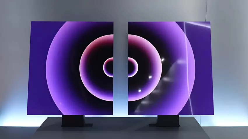 Eine Idee mit großem Potenzial: LG enthüllt einzigartige rahmenlose Bildschirme mit nahtloser Synchronisationsmöglichkeit