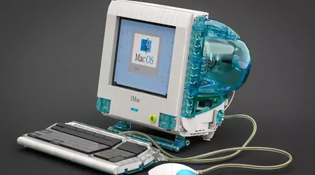 Der legendäre iMac in einem blauen, durchsichtigen Gehäuse könnte in Form eines Lego-Bausatzes veröffentlicht werden