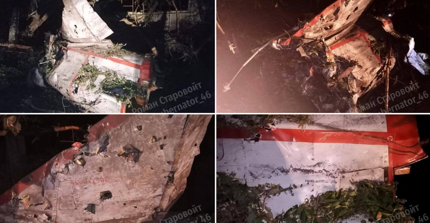 Über Russland wurde eine ukrainische Drohne abgeschossen, die Sprengstoff transportieren und Geschwindigkeiten von bis zu 950 km/h erreichen kann