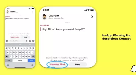 Snapchat führt Funktionen zum Blockieren verdächtiger Konten ein, um Teenager zu schützen