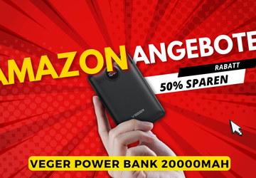 VEGER Power Bank 20000mAh mit 50% ...