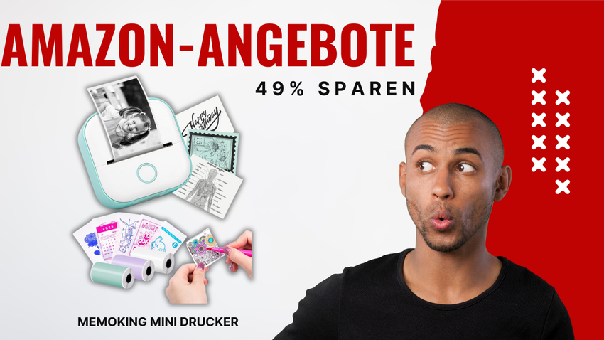 Memoking Mini Drucker T02 Thermaldrucker – Jetzt 49% billiger