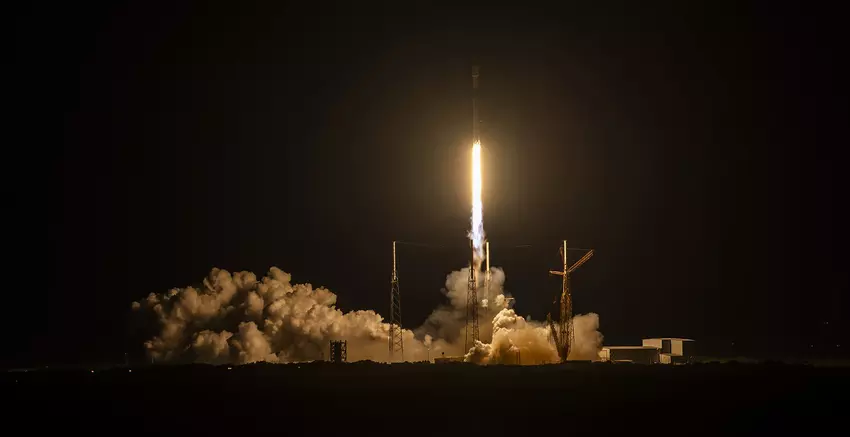 Eine weitere erste Stufe der Falcon 9-Rakete von SpaceX hat rekordverdächtige 17 Raumflüge absolviert