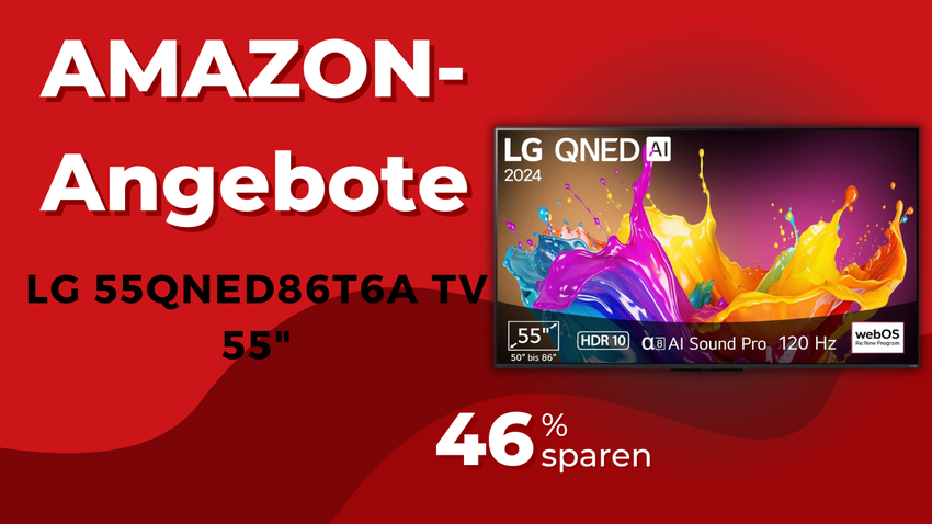 LG 55" QNED Smart TV – Jetzt über 600€ Rabatt beim Premium 4K-Fernseher!