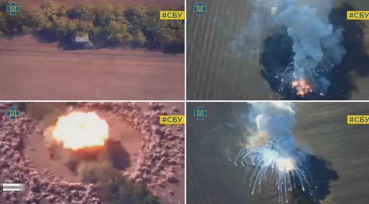 HIMARS zerstörte ein russisches schweres Flammenwerfersystem ...