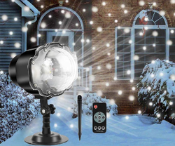 Borelor LED-Weihnachts-Schneeflocken-Beamer